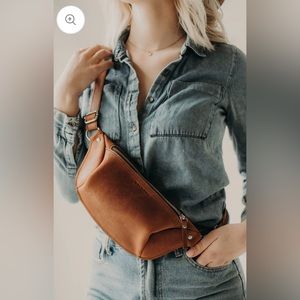 West Von Leather Crossbody Bag